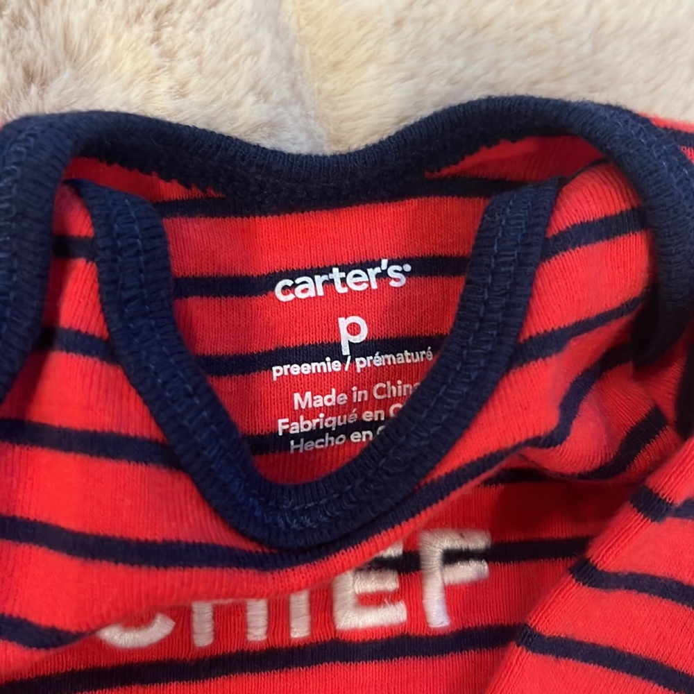 Preemie set outfit red cars - Picture 4 of 5